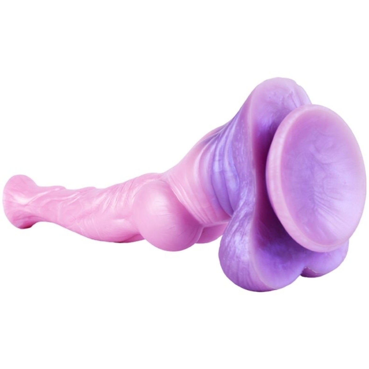 gode cheval pinky stallion 23 x 6cm rose violet 1