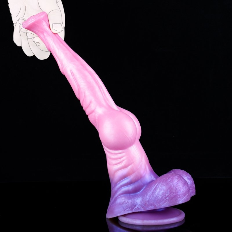 gode cheval pinky stallion 23 x 6cm rose violet 8