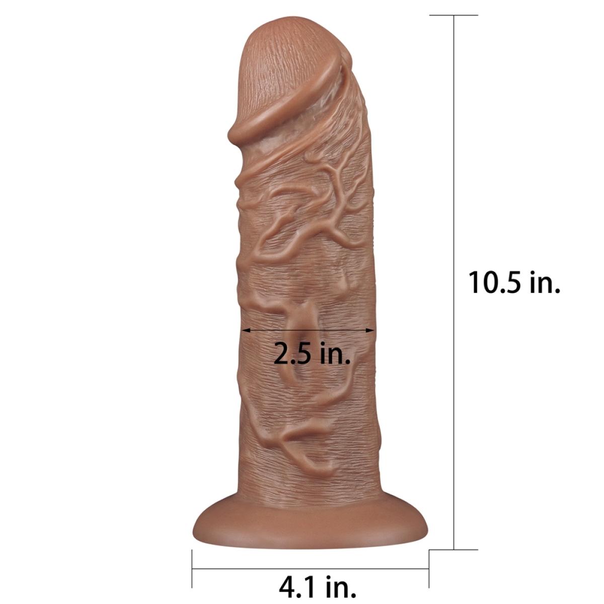 gode chubby dildo 23 x 65 cm marron 14