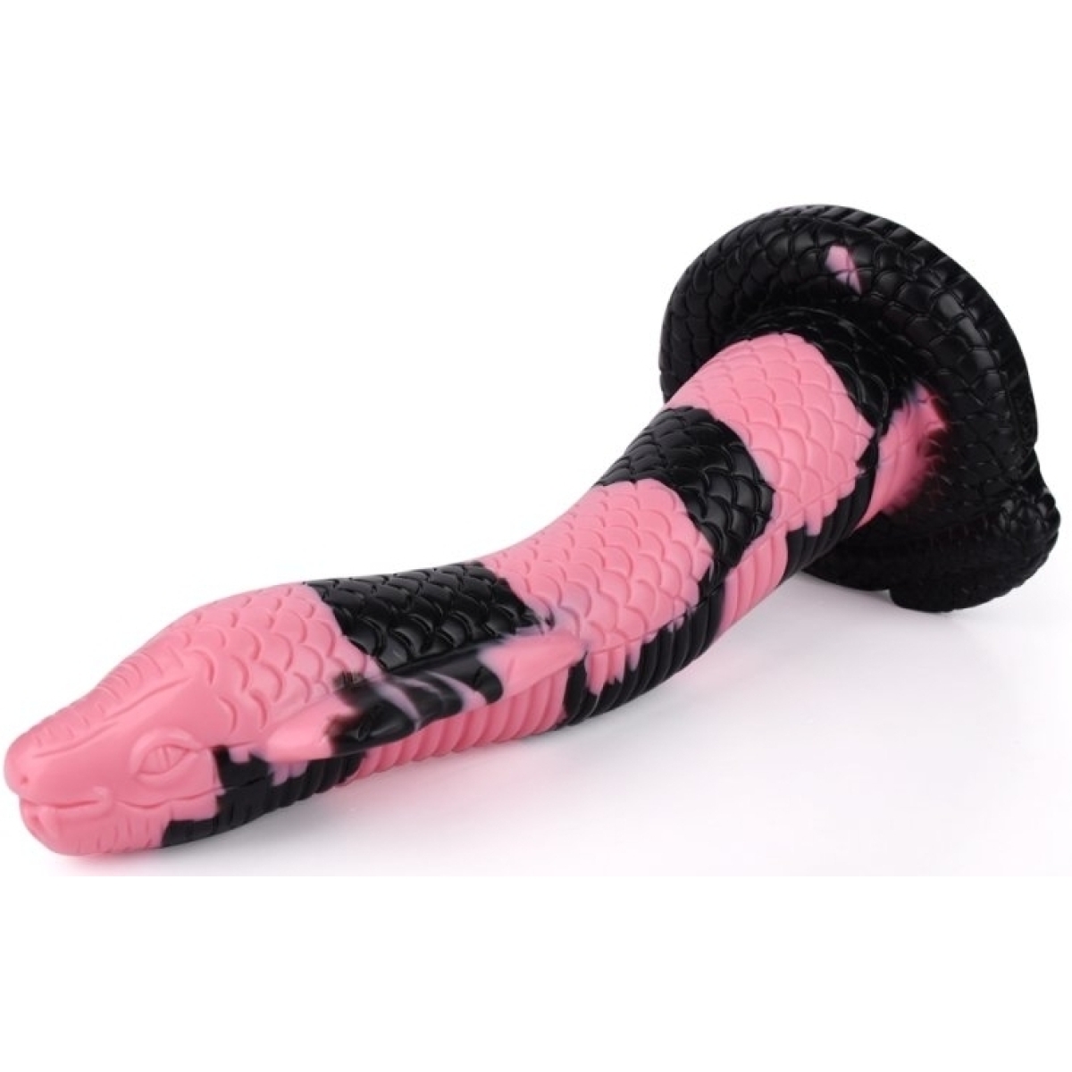 gode cobra snake s 18 x 5cm noir rose 1