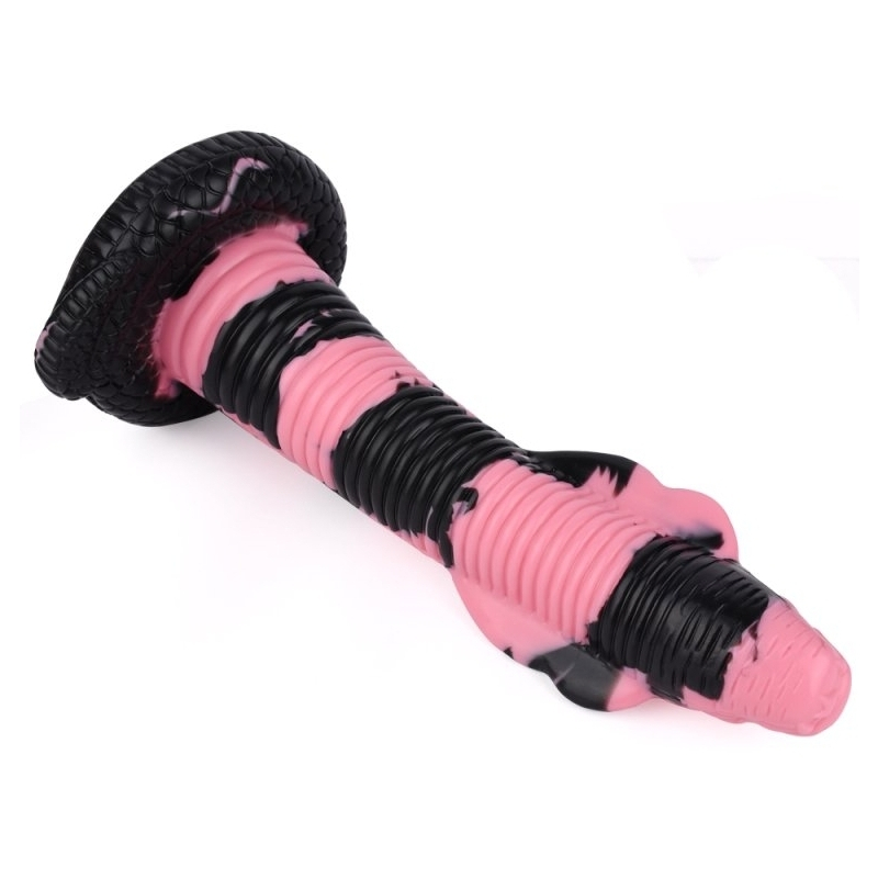gode cobra snake s 18 x 5cm noir rose 3