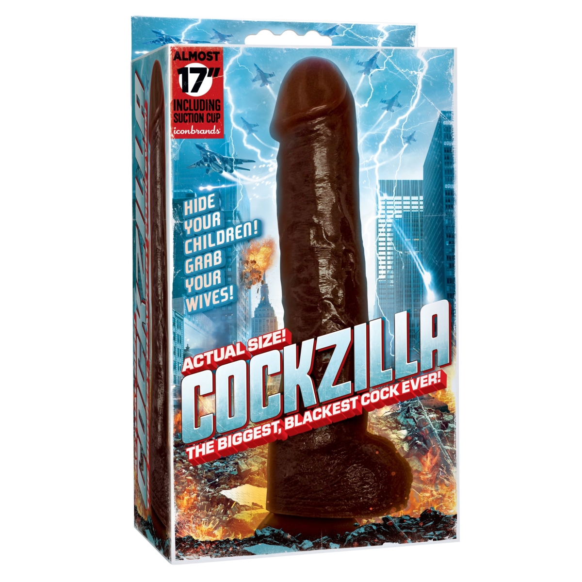 gode cockzilla 31 x 7 cm marron 1 scaled