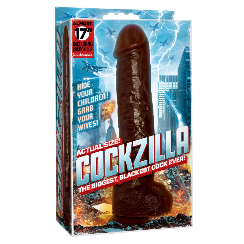 gode cockzilla 31 x 7 cm marron 1 scaled