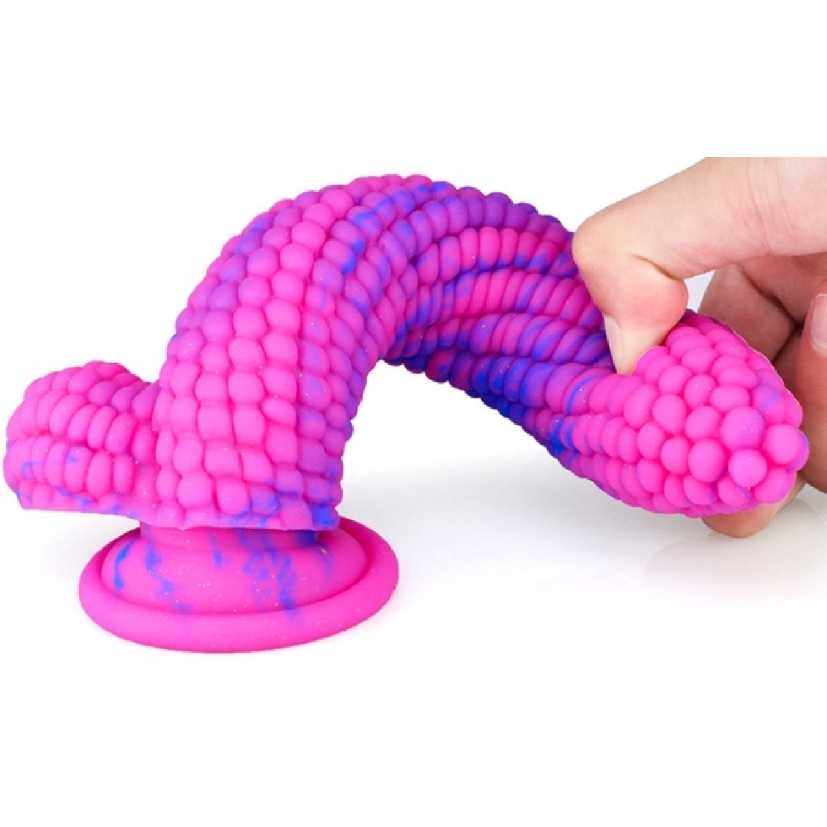 gode corn 16 x 4cm rose bleu 1