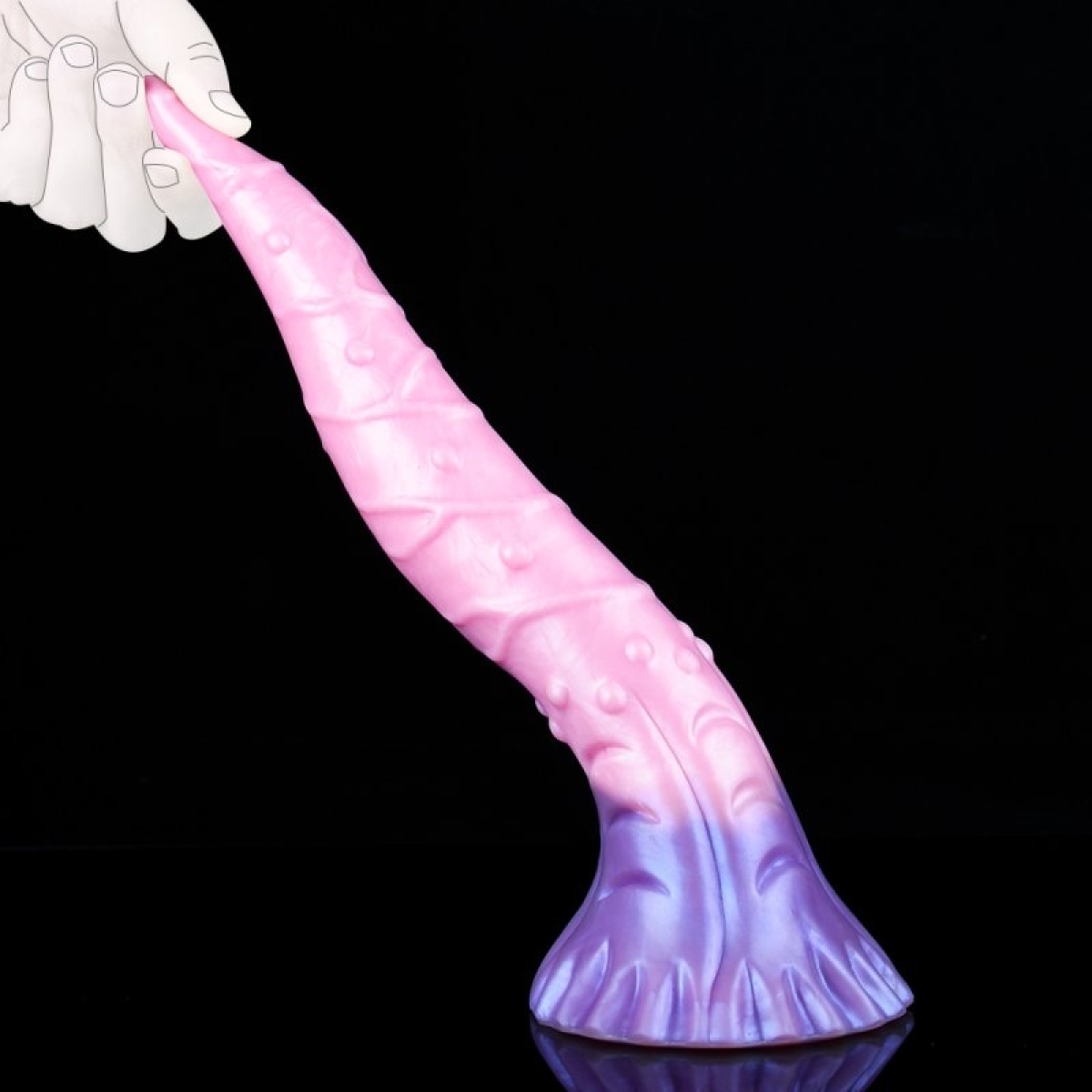 gode creature pinky tongue 25 x 55cm rose violet 7