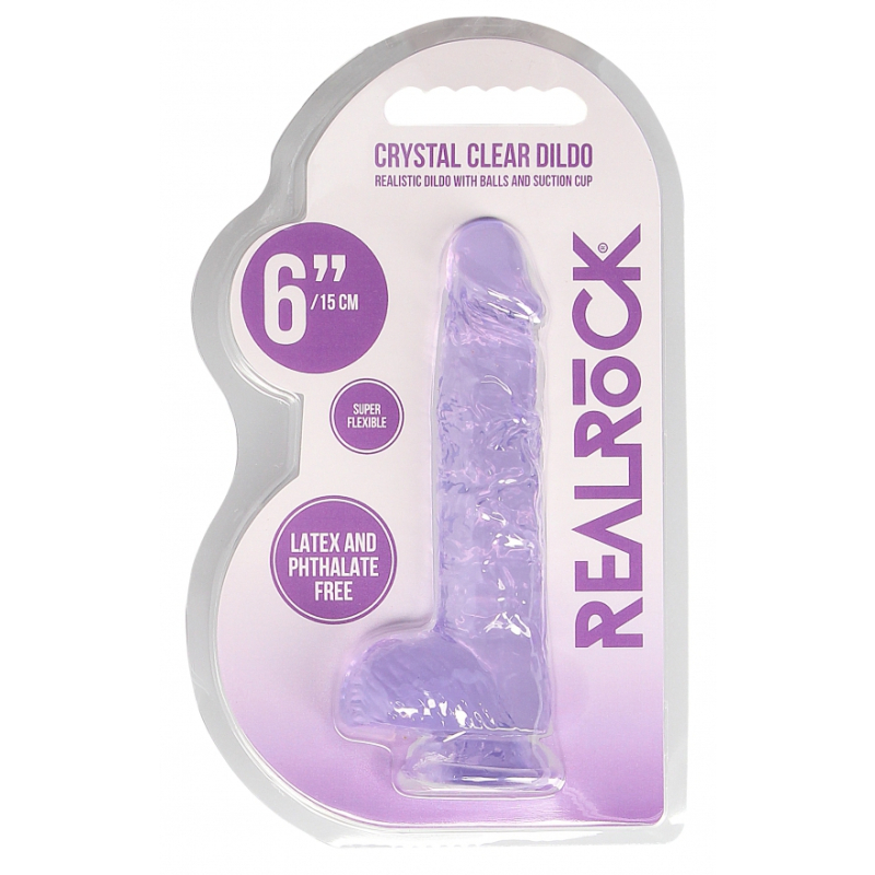 gode crystal clear 12 x 3cm violet 1