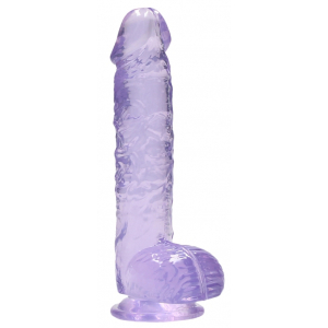 gode crystal clear 12 x 3cm violet