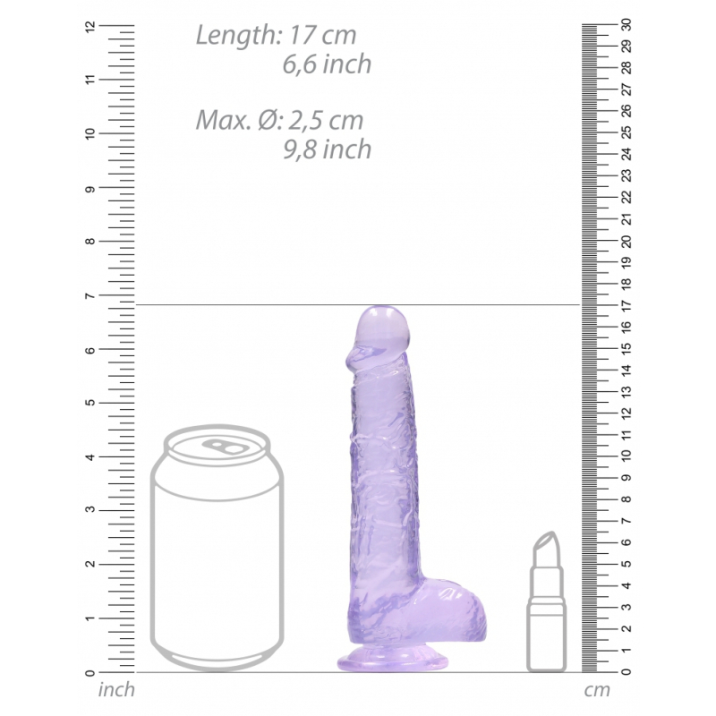 gode crystal clear 12 x 3cm violet 5