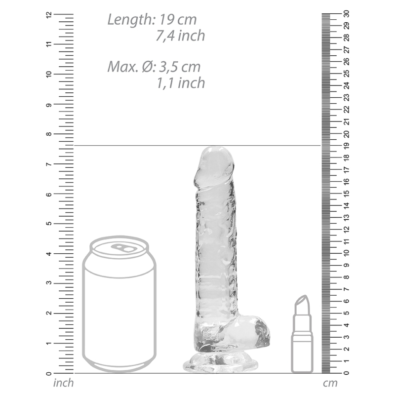 gode crystal clear 14 x 35cm transparent 5