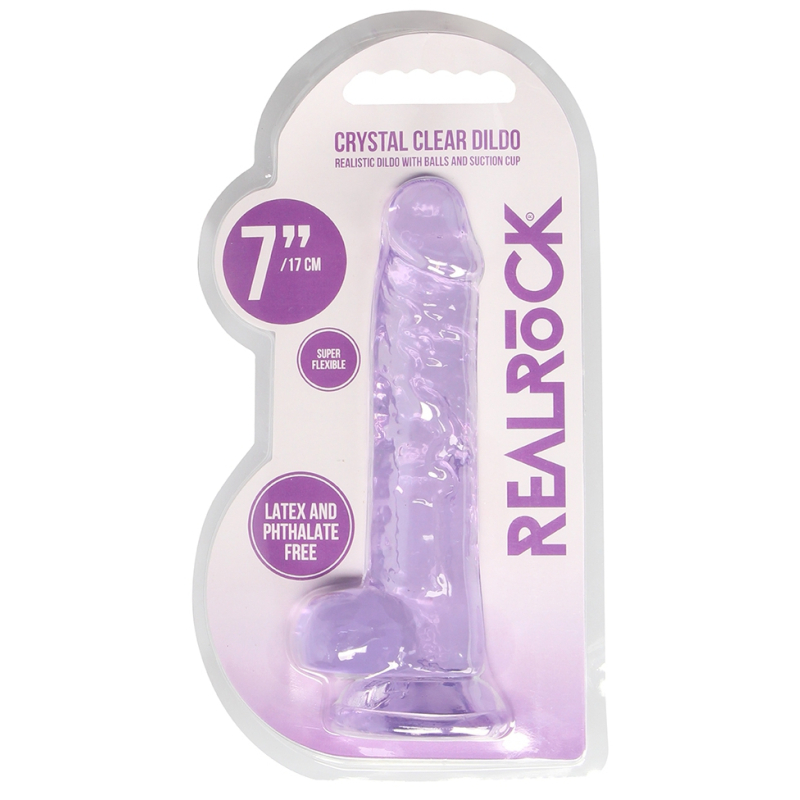 gode crystal clear 14 x 35cm violet 1