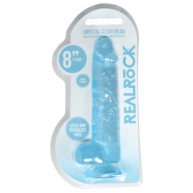 gode crystal clear 16 x 4cm bleu 1