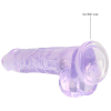 gode crystal clear 16 x 4cm violet 3