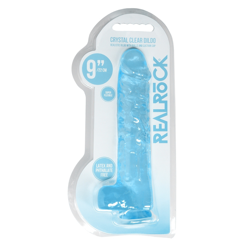 gode crystal clear 19 x 45cm bleu 1