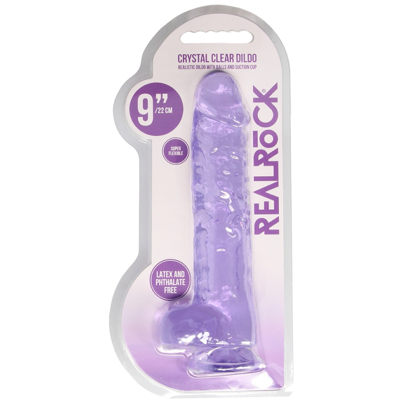 gode crystal clear 19 x 45cm violet 1