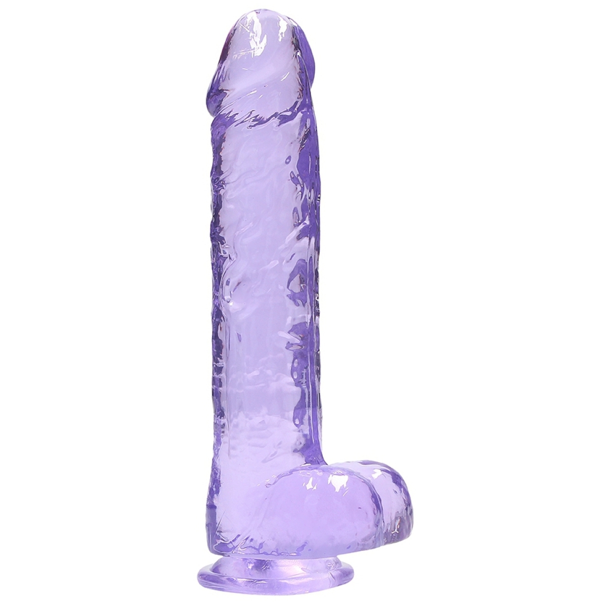 gode crystal clear 19 x 45cm violet