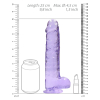gode crystal clear 19 x 45cm violet 5