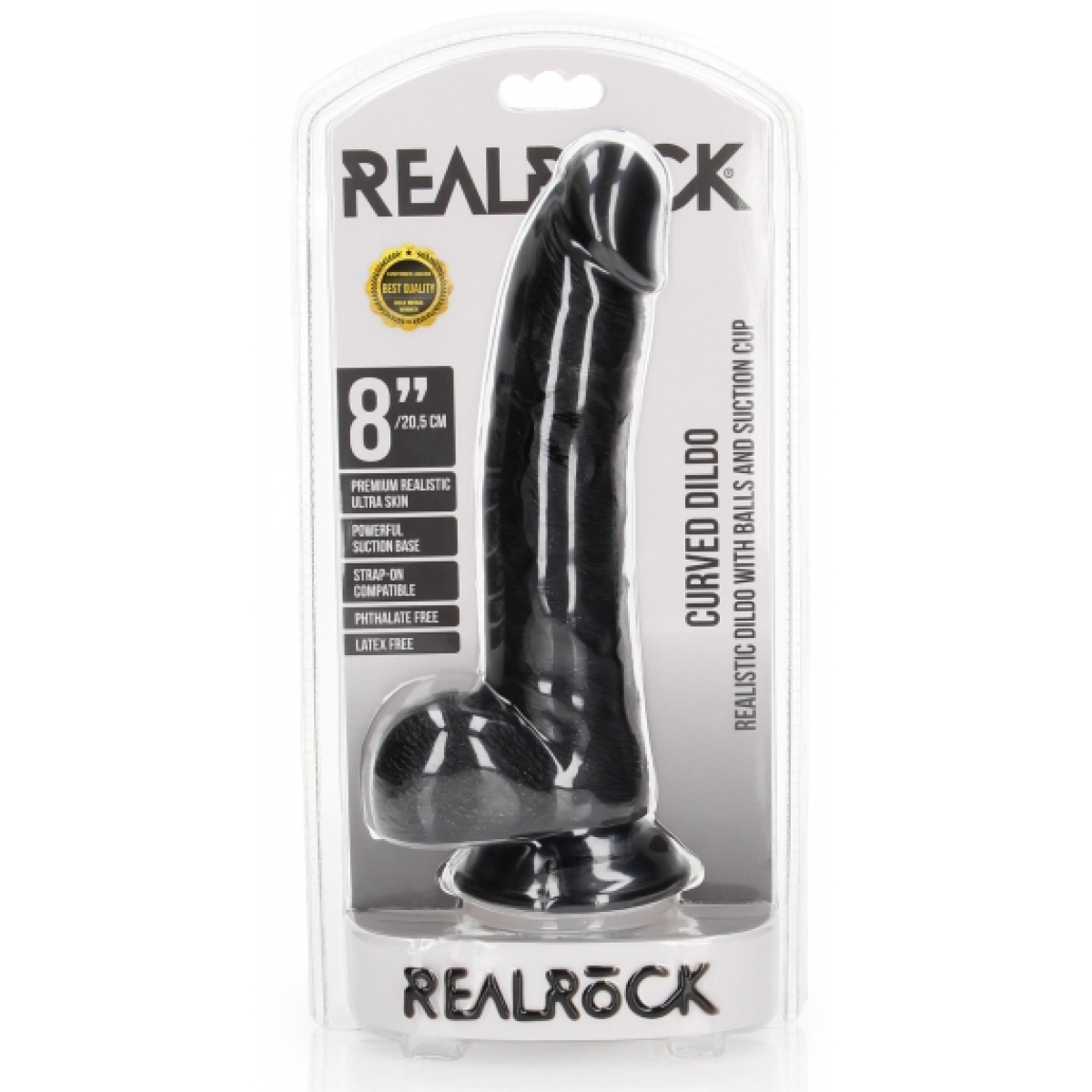 gode curved realcock 17 x 43cm noir 1