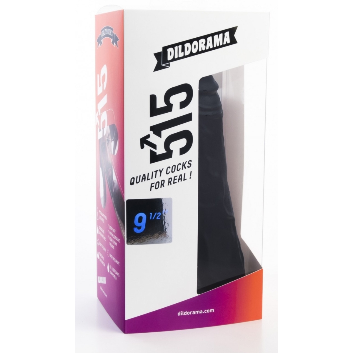 gode dildorama 20 x 55 cm noir 1