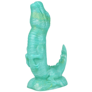 gode dinosaure rapt or 17 x 53cm vert