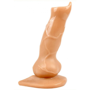 gode dog cock 12 x 4cm flesh