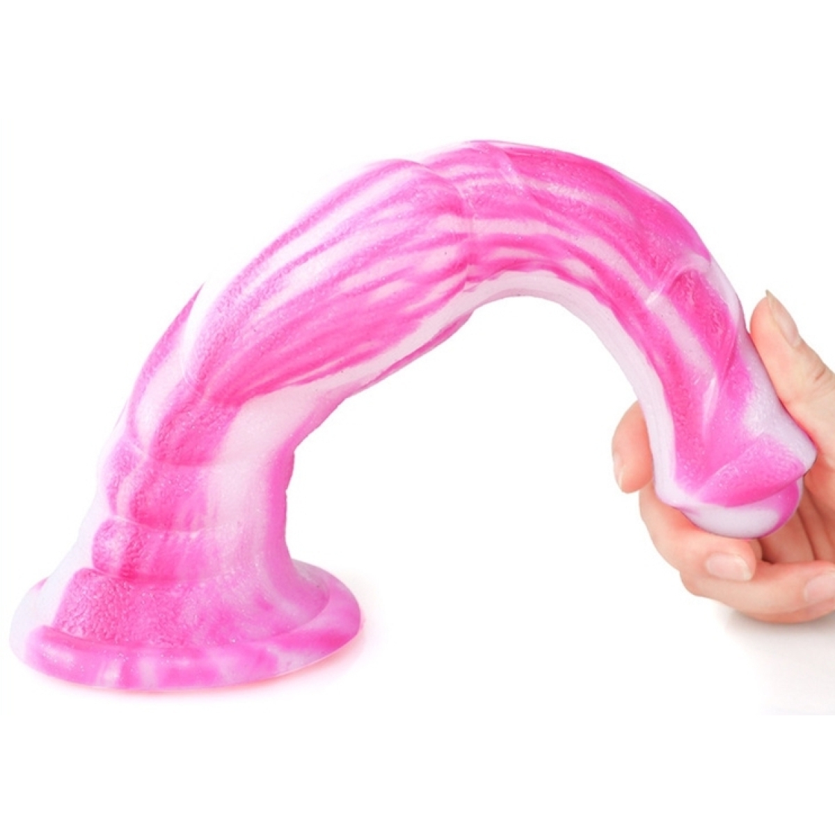 gode dog long 26 x 6cm blanc rose 1