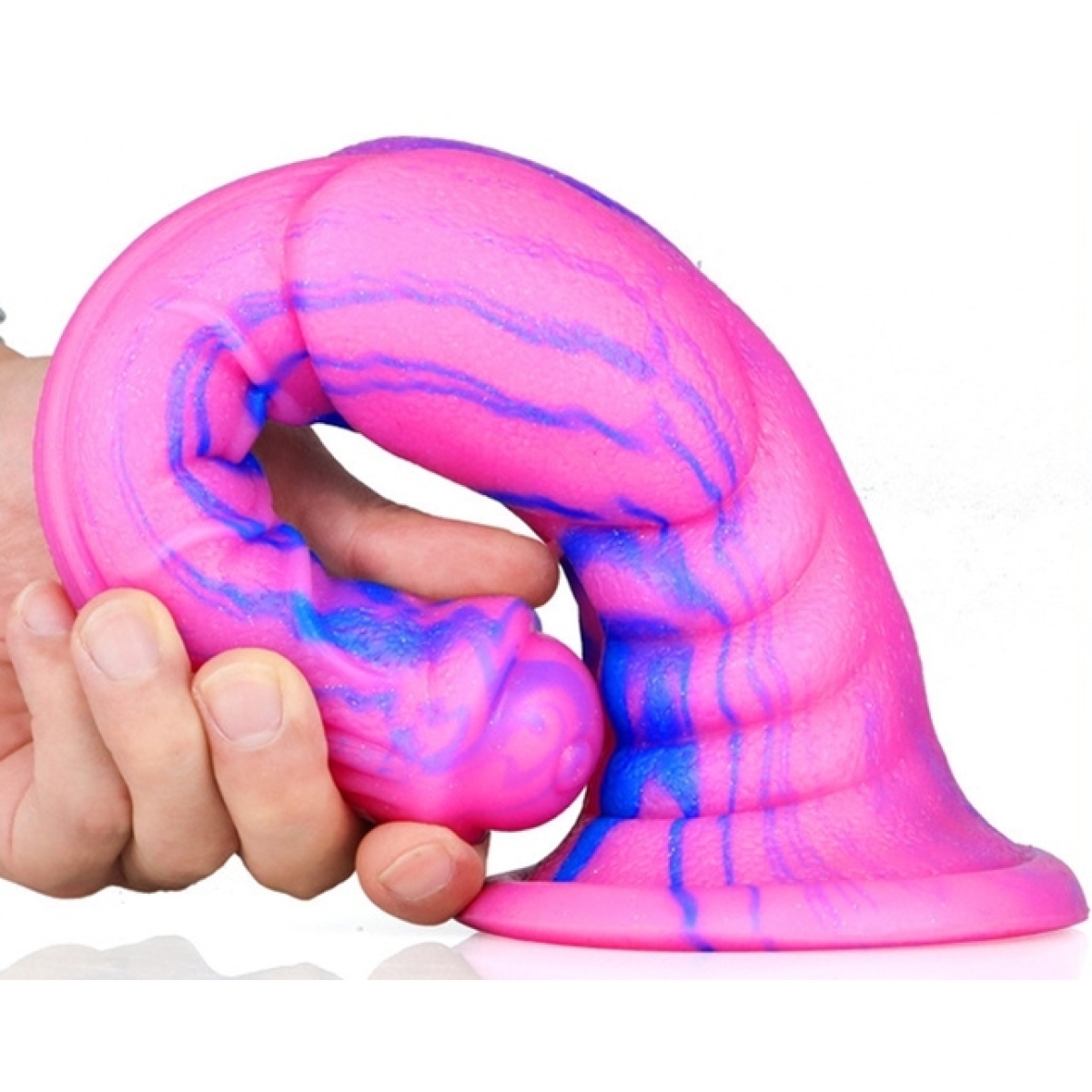 gode dog long 26 x 6cm rose bleu 1