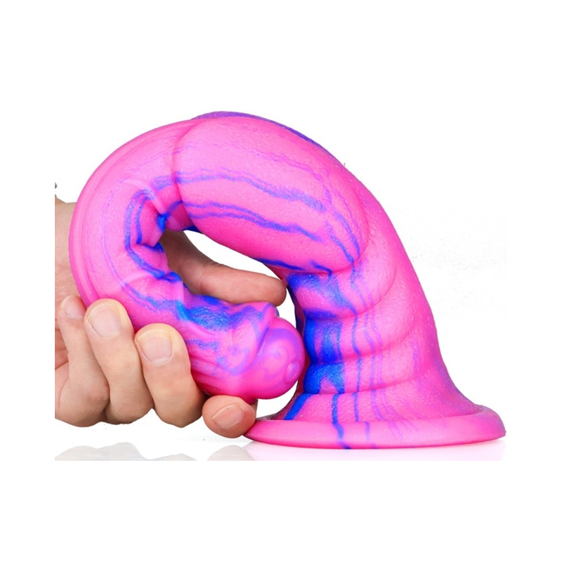 gode dog long 26 x 6cm rose bleu 1