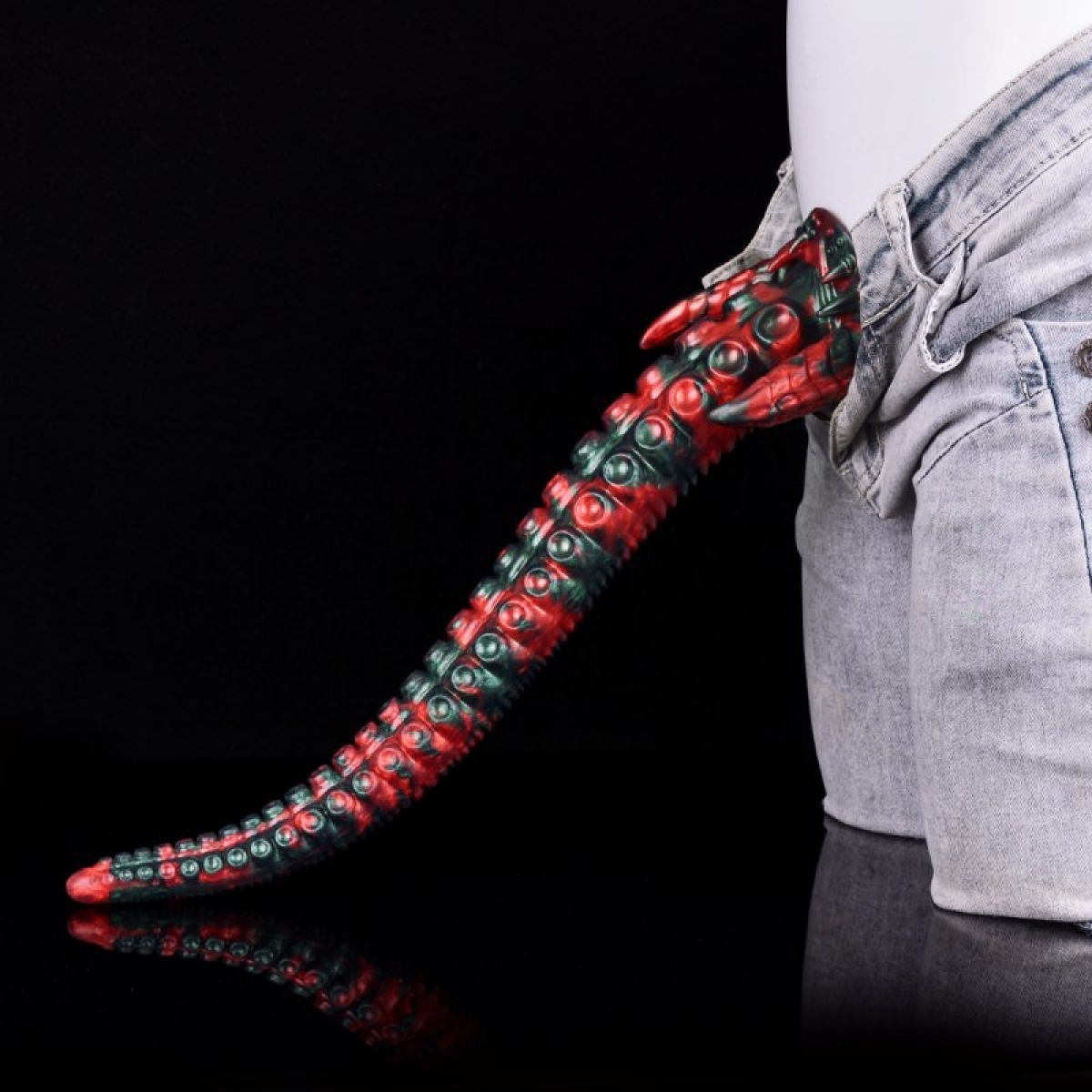 gode doturix 40 x 5cm noir et rouge 3