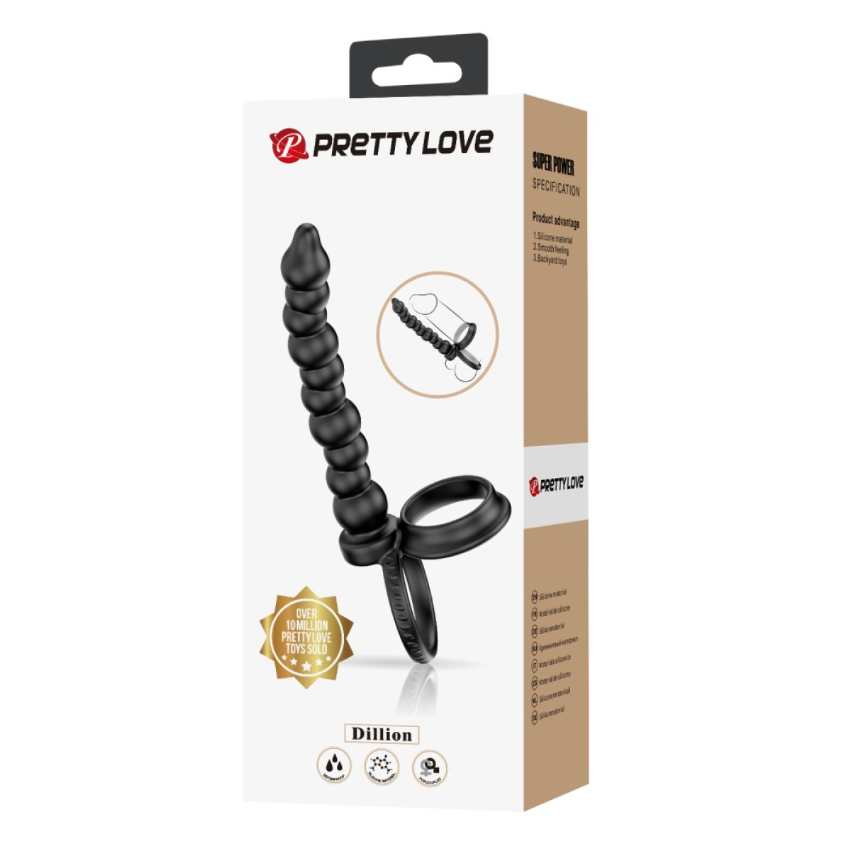 gode double penetration dillion 13 x 2cm 1