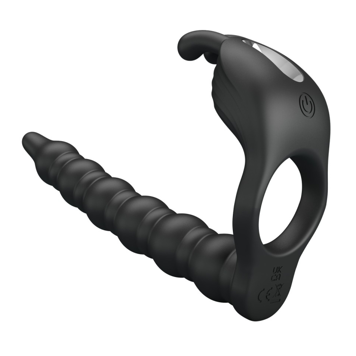 gode double penetration vibrant blackney 14 x 22cm 3