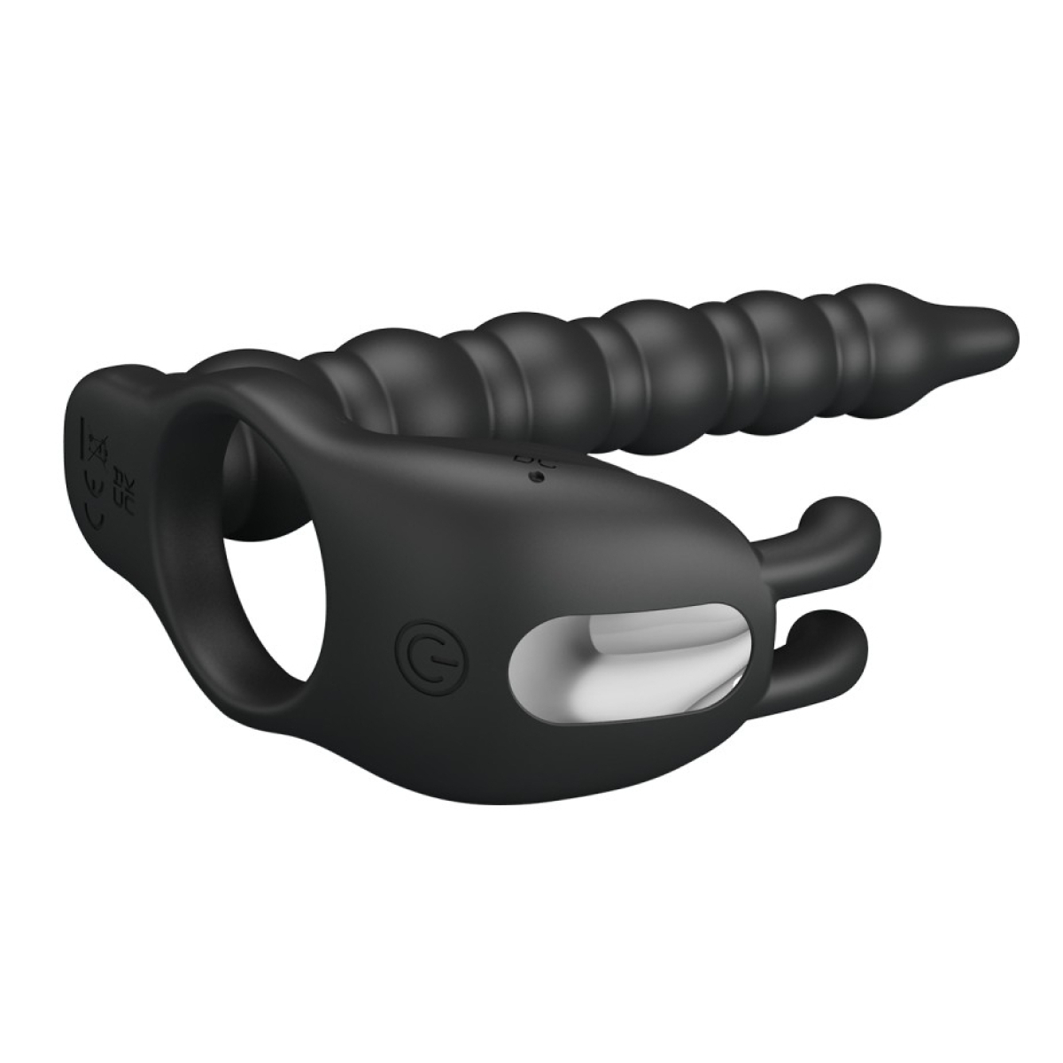 gode double penetration vibrant blackney 14 x 22cm 5