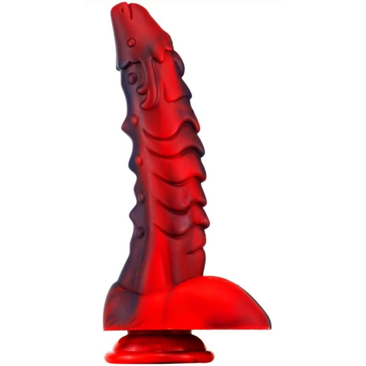 gode dragon sarkan 19 x 45cm noir rouge