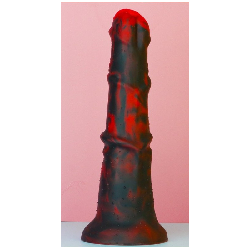 gode dragon zirg 22 x 5cm noir rouge 3