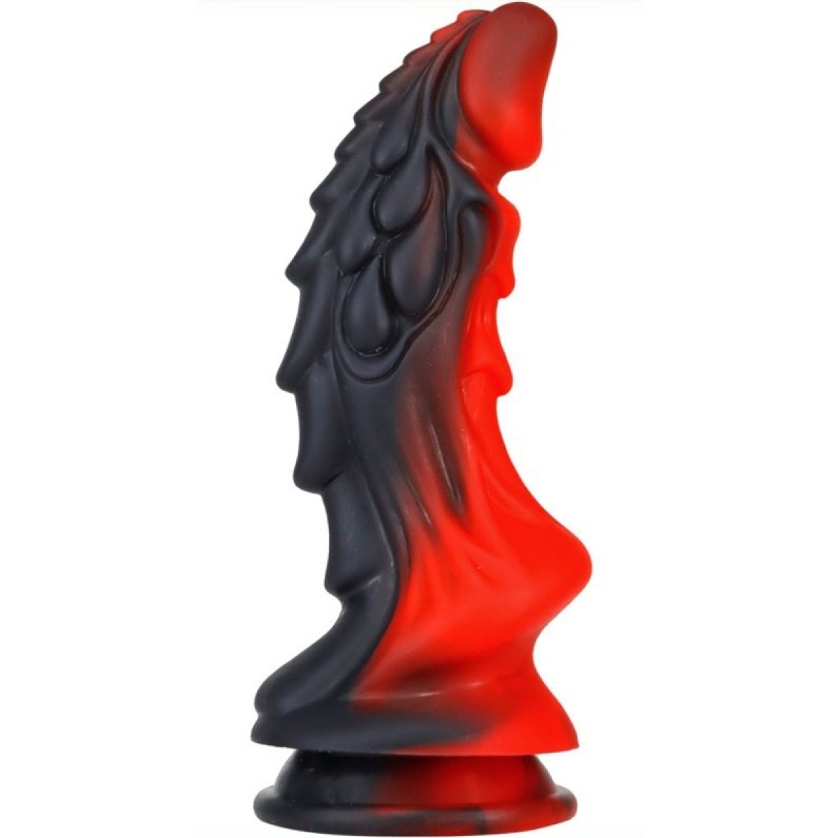 gode dragon zomay 18 x 6cm noir rouge