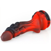 gode dragon zomay 18 x 6cm noir rouge 2