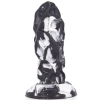 gode dragonis 16 x 55cm noir blanc
