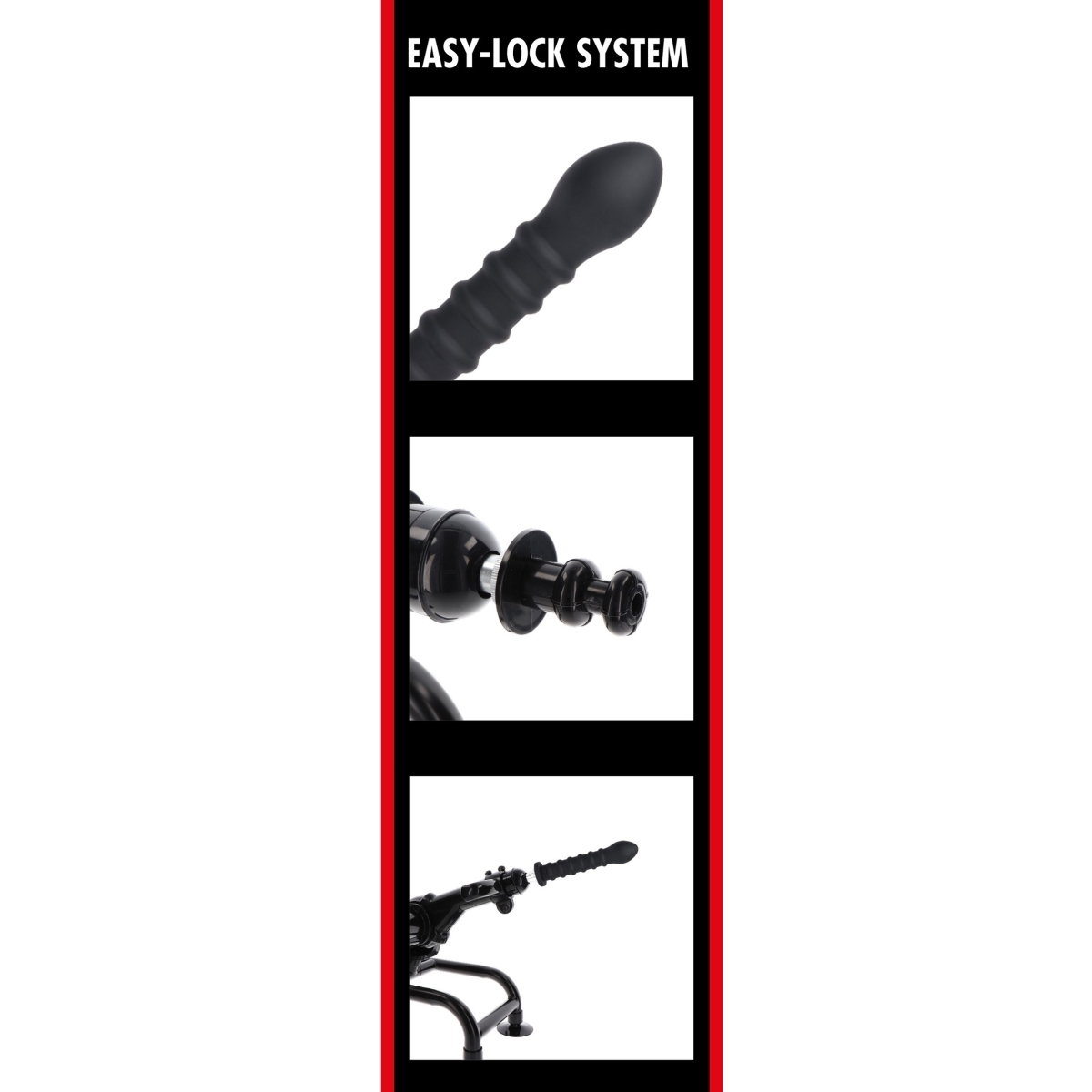 gode easy lock ribbed 19 x 4cm 4