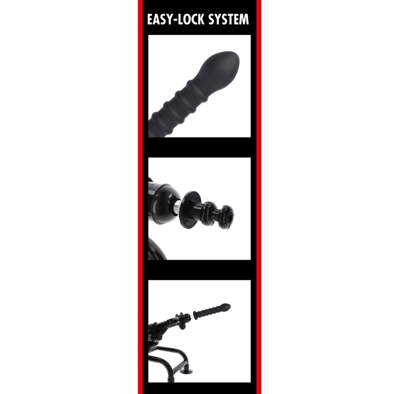 gode easy lock ribbed 19 x 4cm 4
