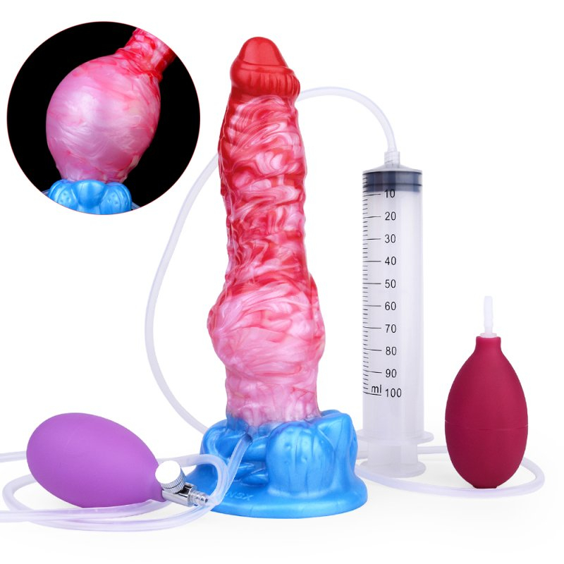 gode ejaculateur gonflable air delys 18 x 6cm