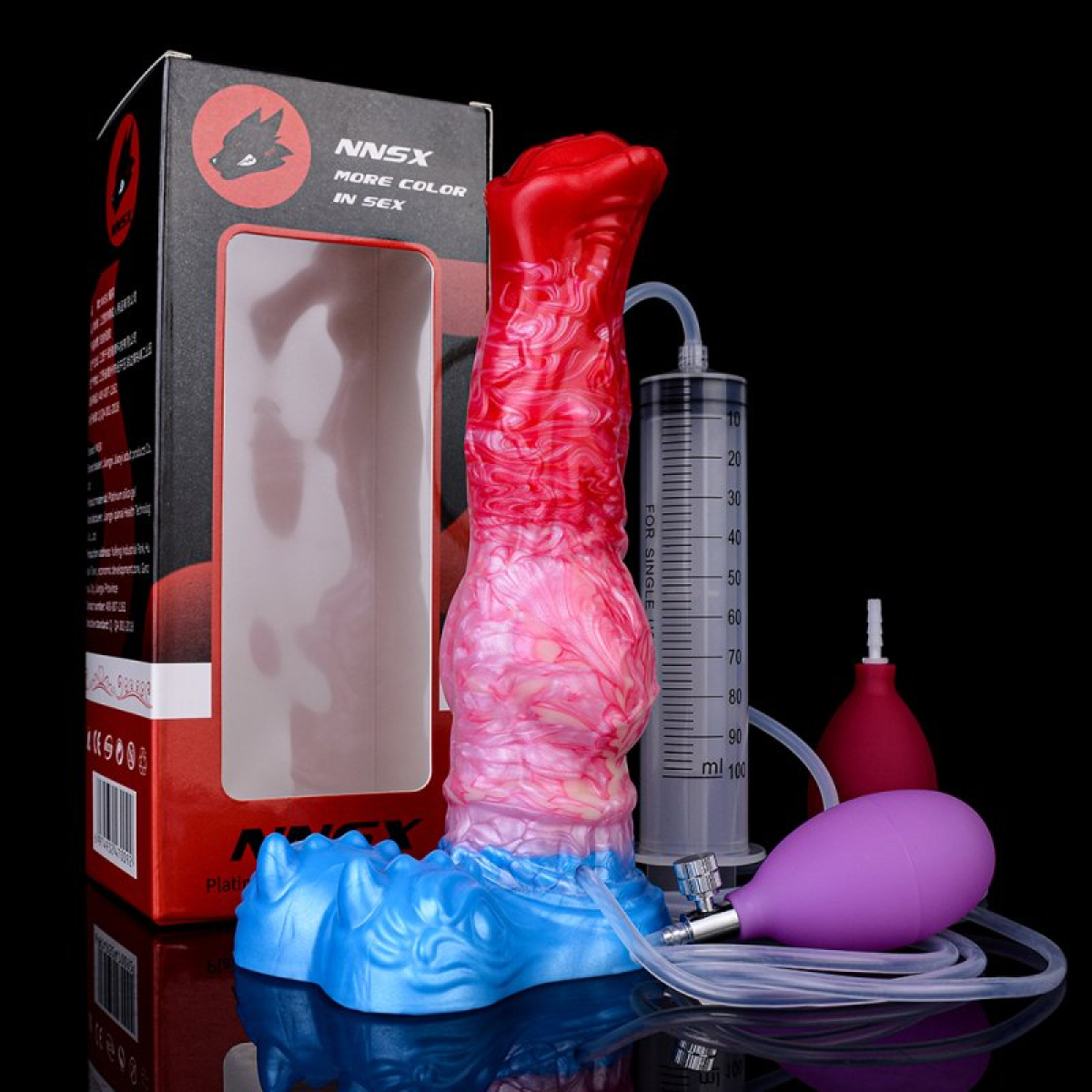 gode ejaculateur gonflable air krulys 20 x 65cm 8