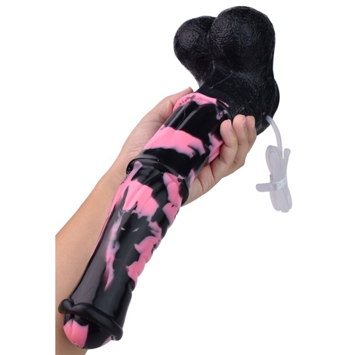 gode ejaculateur horse tinulf squirt l 28 x 65 cm noir rose 1