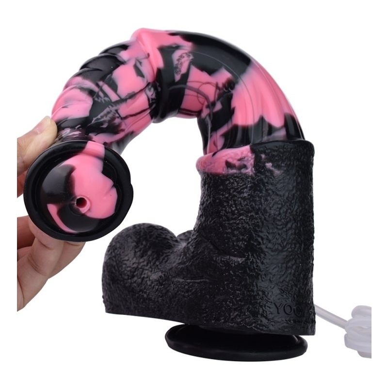 gode ejaculateur horse tinulf squirt l 28 x 65 cm noir rose 3