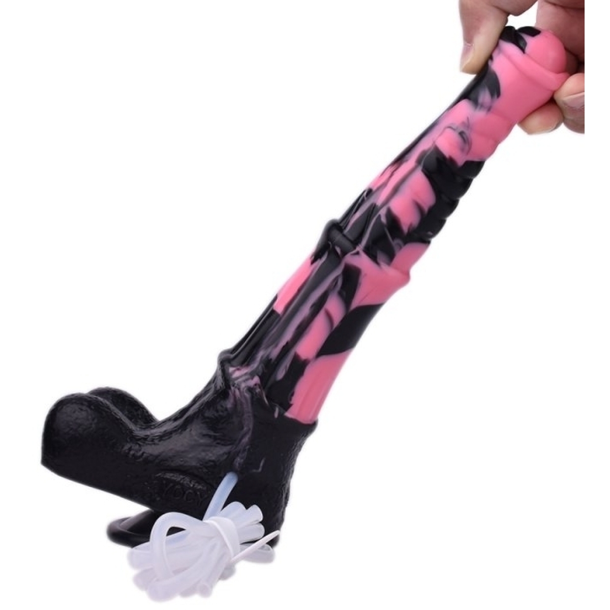 gode ejaculateur horse tinulf squirt l 28 x 65 cm noir rose 5