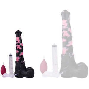 gode ejaculateur horse tinulf squirt m 19 x 5cm noir rose