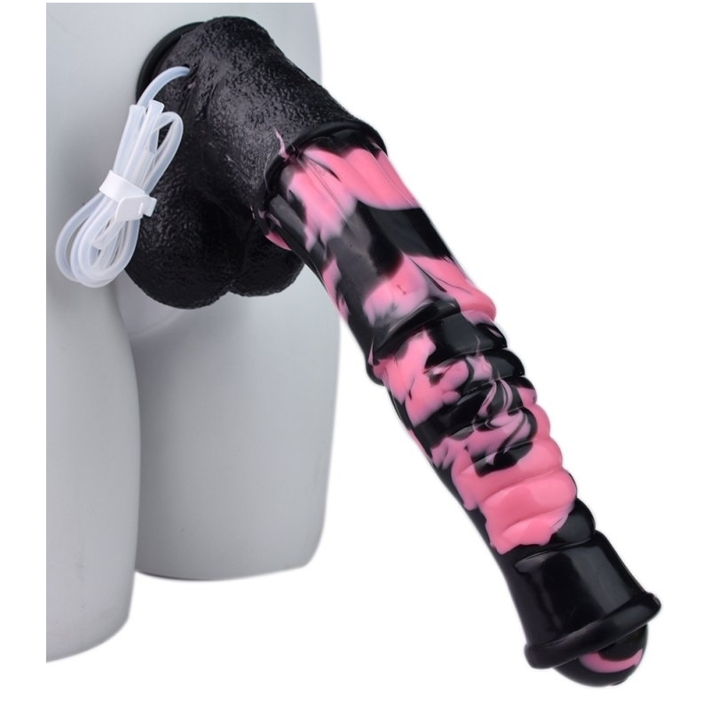 gode ejaculateur horse tinulf squirt m 19 x 5cm noir rose 4