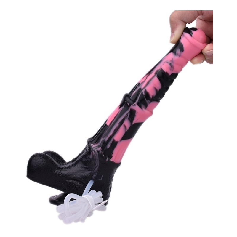 gode ejaculateur horse tinulf squirt m 19 x 5cm noir rose 5