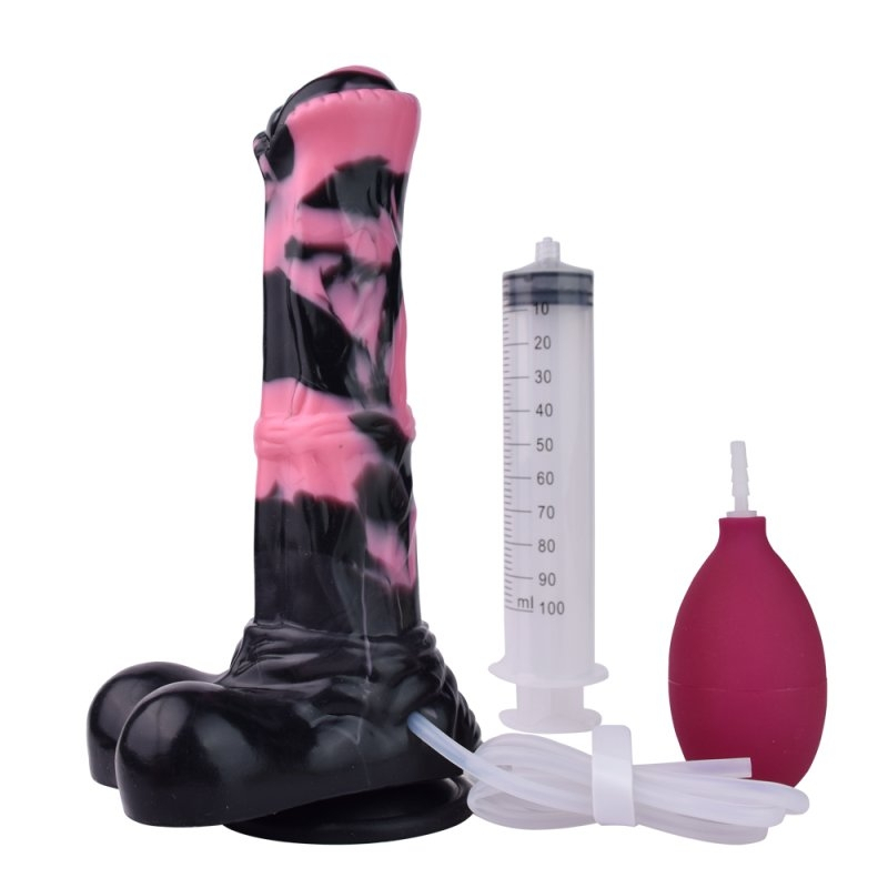 gode ejaculateur hurulf squirt l 31 x 8cm noir rose 2