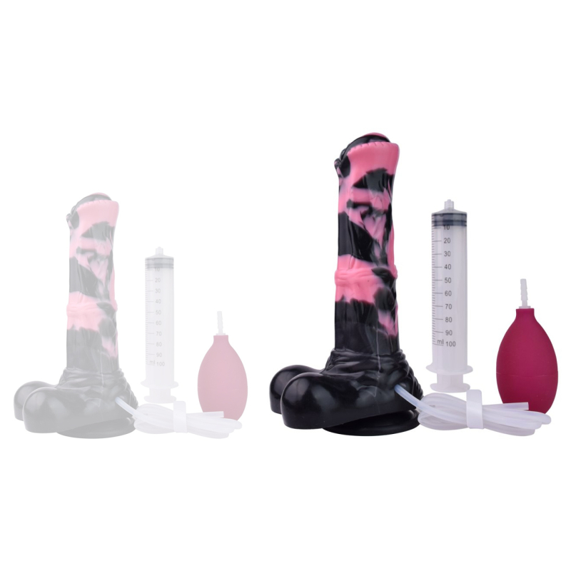 gode ejaculateur hurulf squirt l 31 x 8cm noir rose