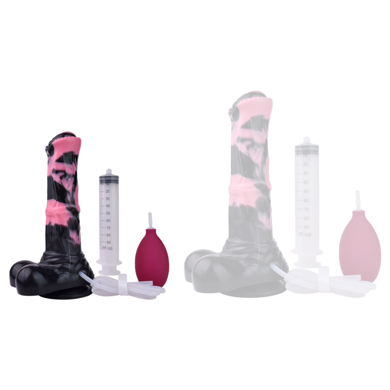 gode ejaculateur hurulf squirt s 18 x 47 cm noir rose