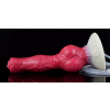 gode ejaculateur monster woofix 18 x 6cm rose 2